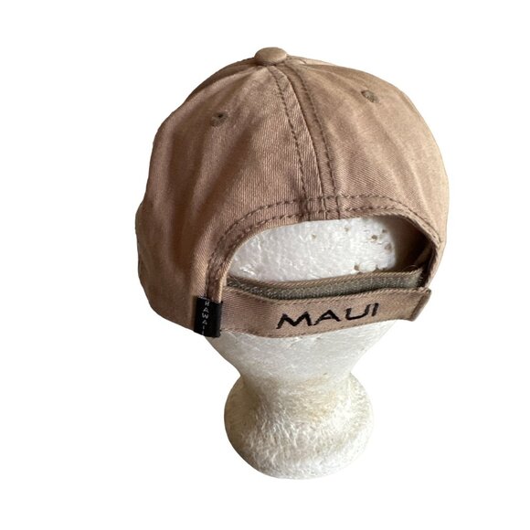 Hang Loose Maui Khaki Hat Cap Adjustable - Picture 4 of 7
